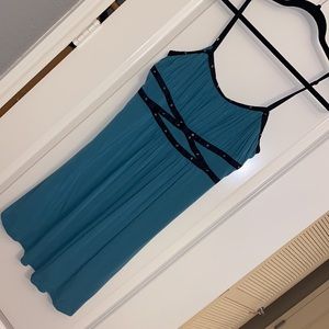 Teal Guess A-line/skater summer dress
